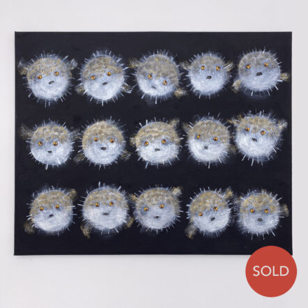 Original Painting: Porcupine Pufferfish Vol. 1 (20" x 16" canvas)