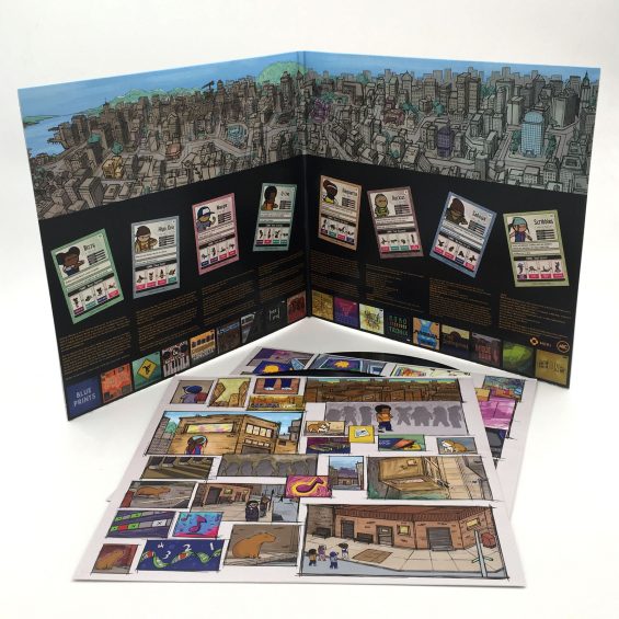 FLOOR KIDS: Award-winning Video Game Soundtrack. 42 Original tracks by Kid Koala (Gatefold Vinyl 2LP) - Image 2