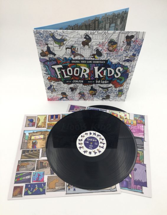 FLOOR KIDS: Award-winning Video Game Soundtrack. 42 Original tracks by Kid Koala (Gatefold Vinyl 2LP) - Image 4