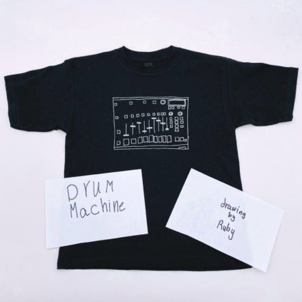 All Ages Drum Machine T-Shirt designed by my daughter Ruby