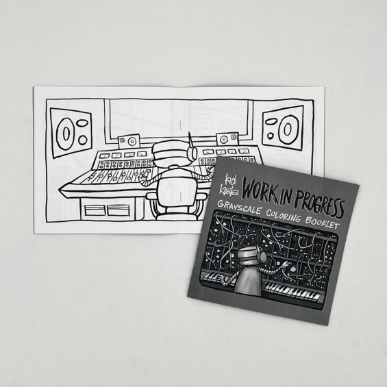 Kid Koala Work-in-Progress Grayscale Coloring Book + Crayon Kit - Image 3