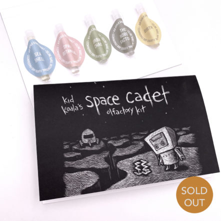 SPACE CADET Olfactory Kit. Kid Koala x perfumer Celine Barel (IFF)