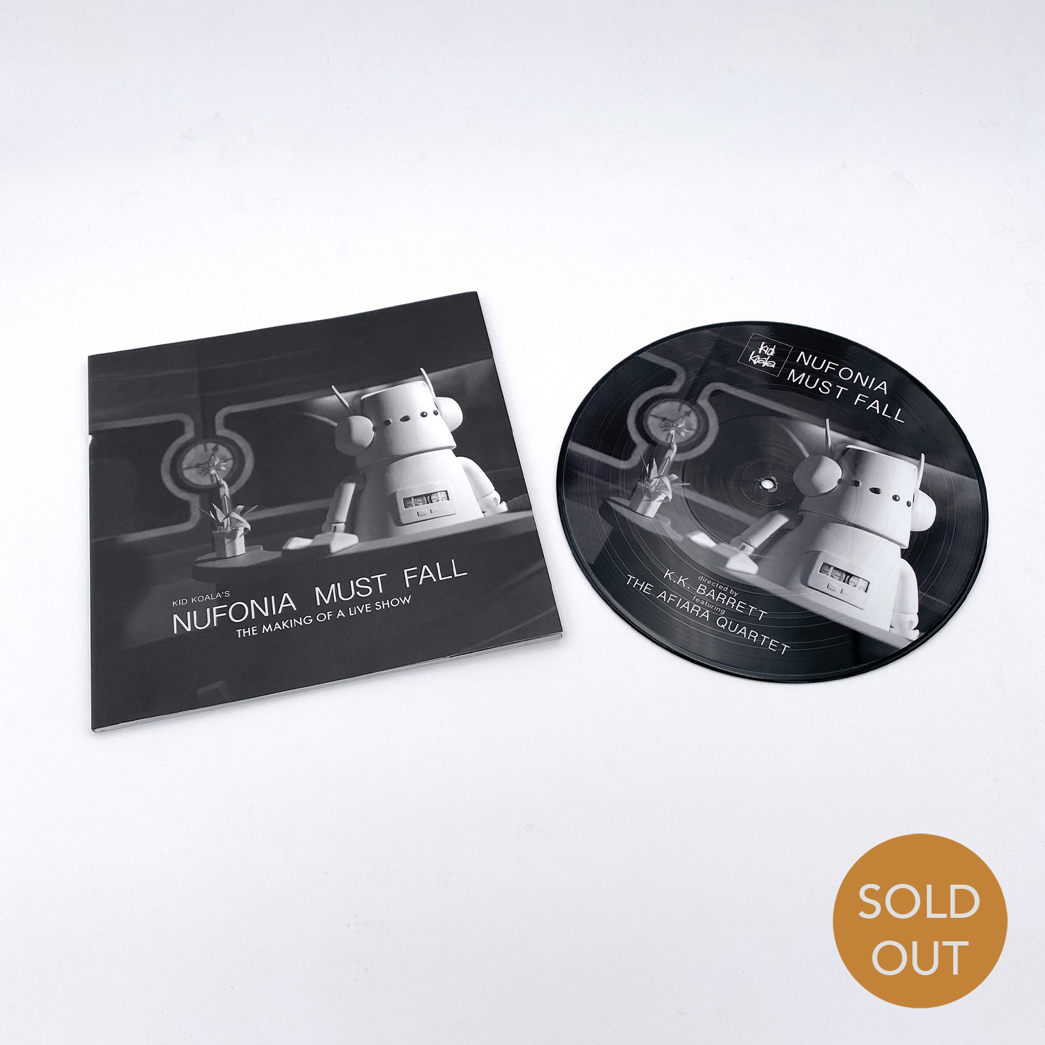 Nufonia Must Fall LIVE - Book and Vinyl BUNDLE