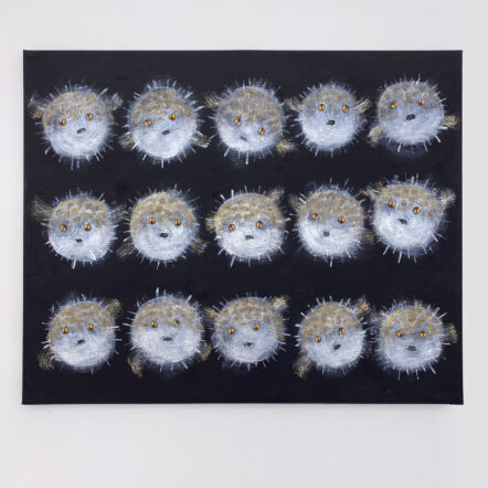 Original Painting: Porcupine Pufferfish Vol. 2 (20" x 16" canvas)