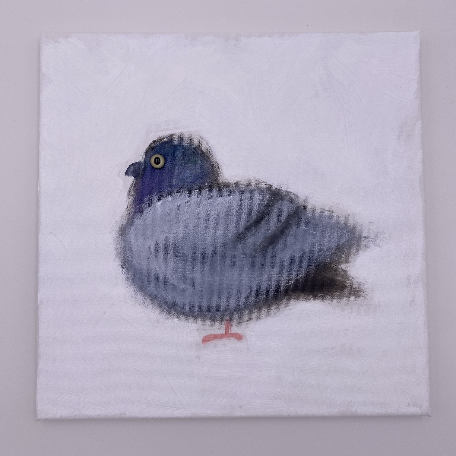 Original Painting: Pigeon Windowsill Apt. 198