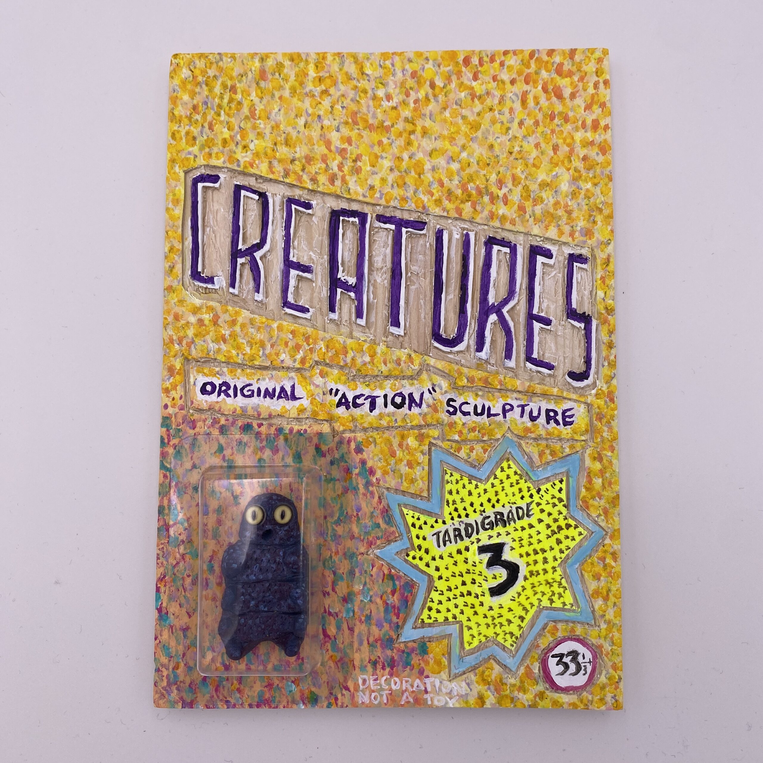 Original Sculpture: Tardigrade 3. Creatures Original "Action" Sculpture