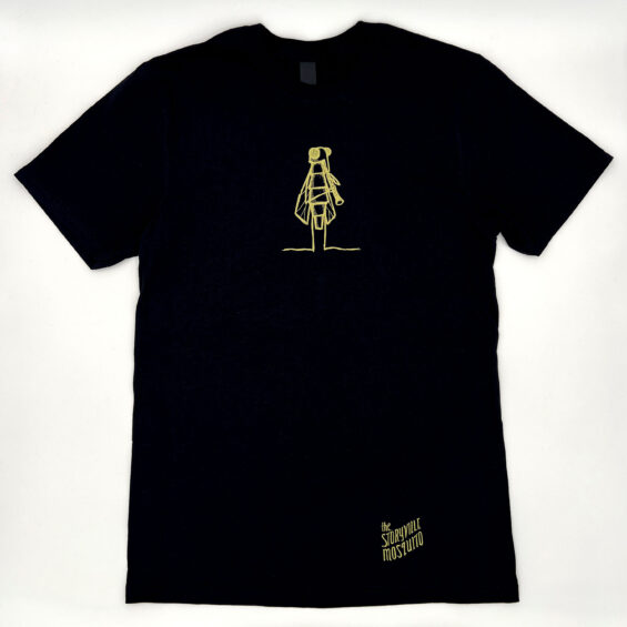 The Storyville Mosquito T-shirt (mosquito playing clarinet) - Image 3