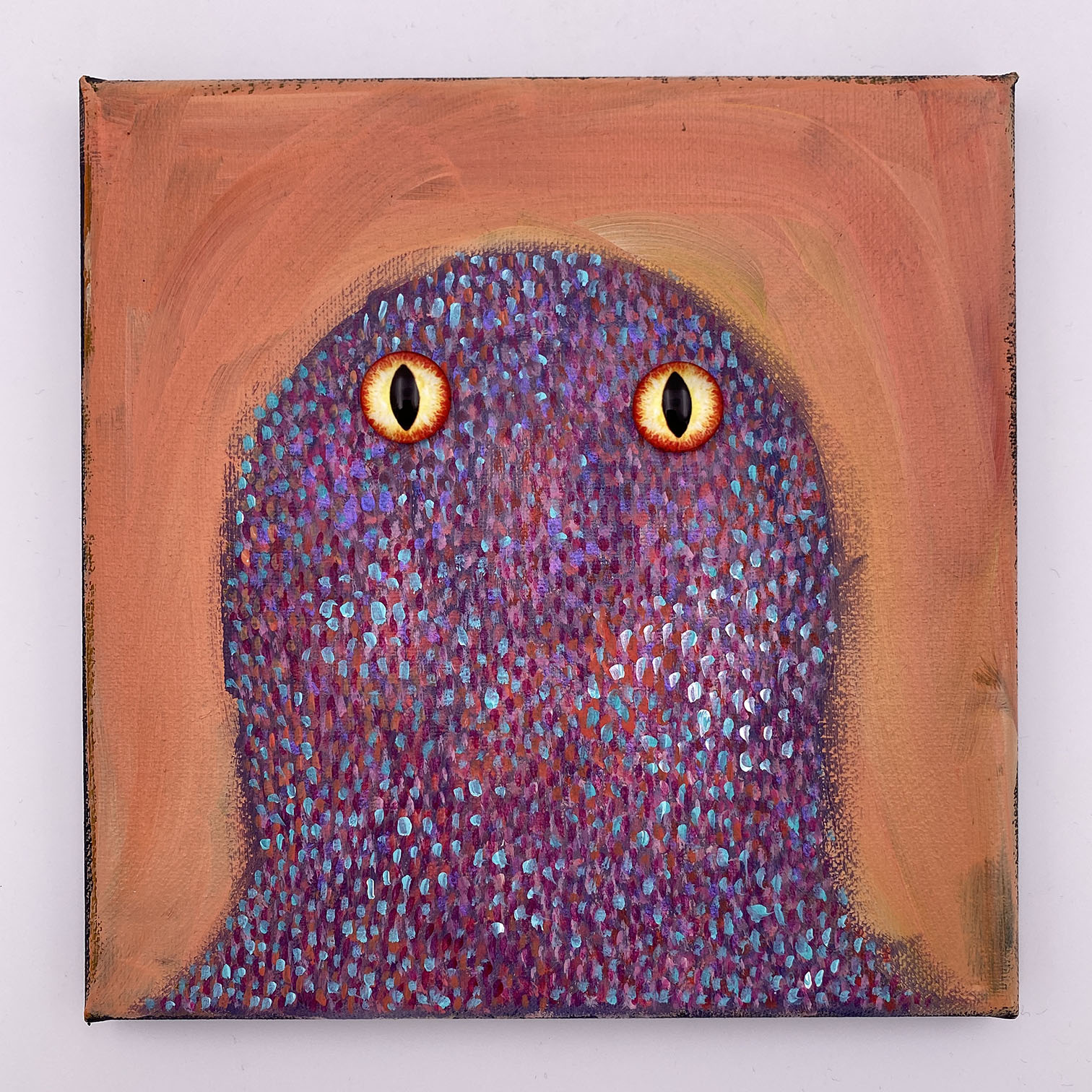 Original Painting: (Remixable) CREATURE APT 148 (8x8 canvas)