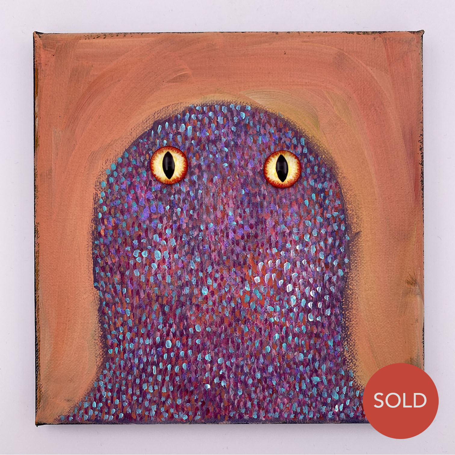 Original Painting: (Remixable) CREATURE APT 148 (8x8 canvas)