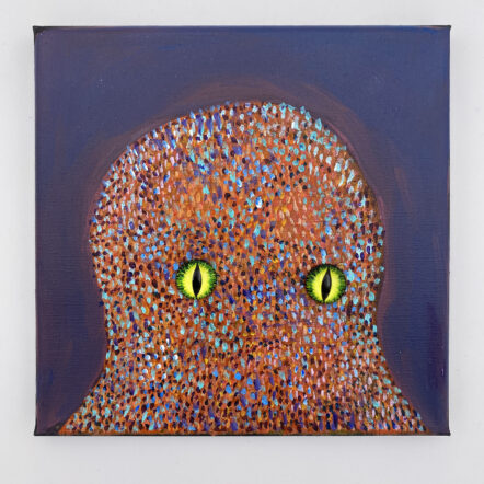 Original Painting: (Remixable) CREATURE APT 158 (8x8 canvas)