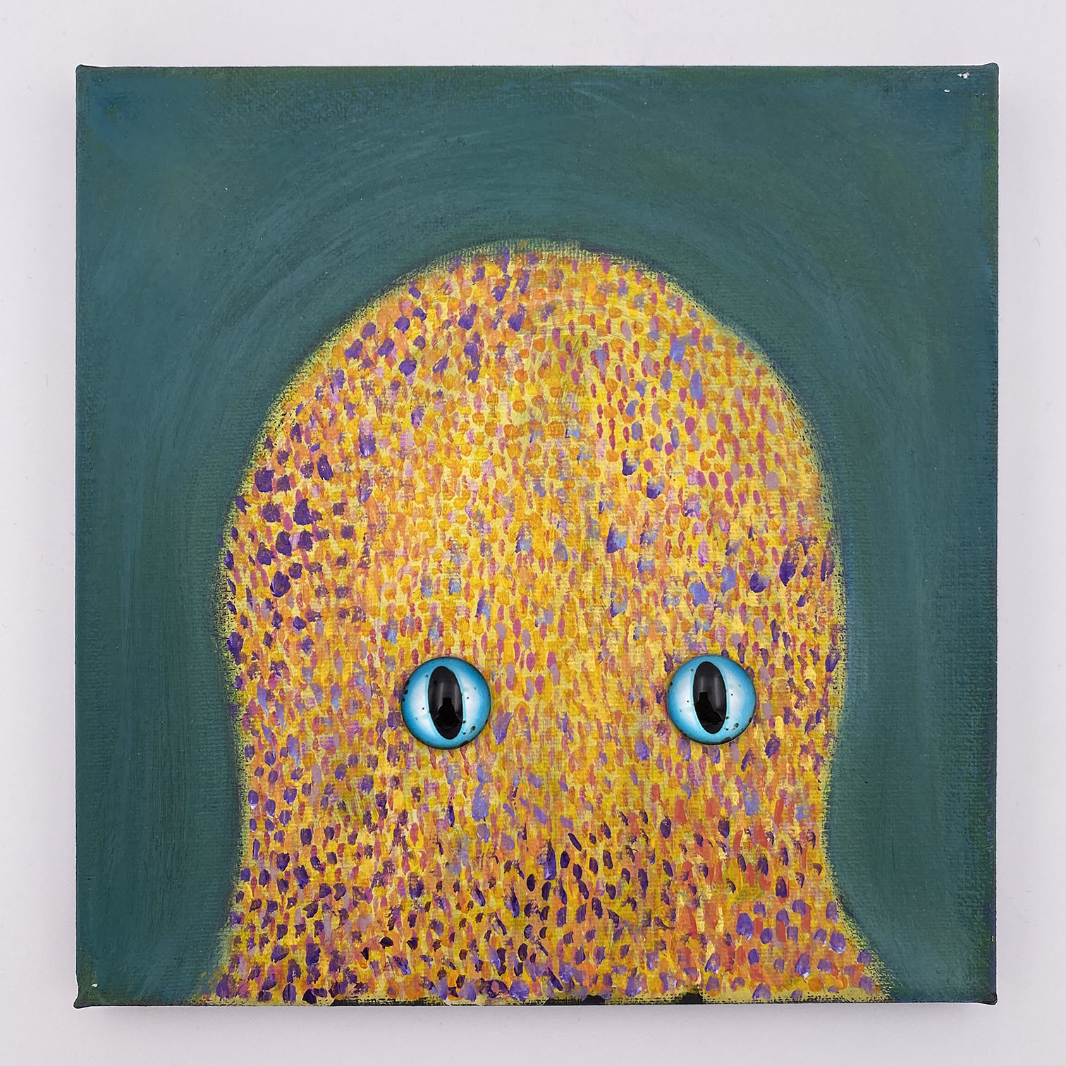 Original Painting: (Remixable) CREATURE APT 183 (8x8 canvas) - Image 2