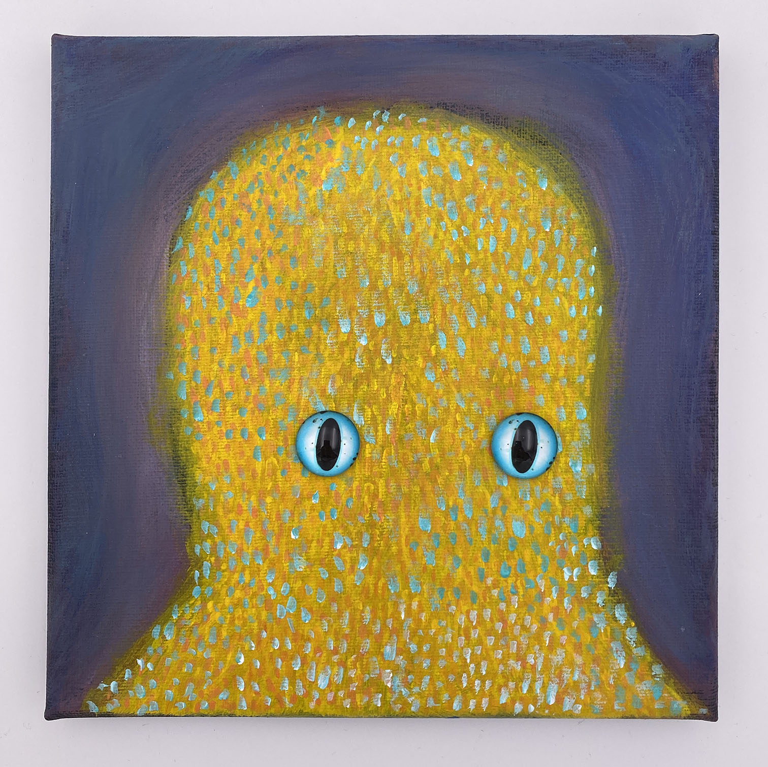 Original Painting: (Remixable) CREATURE APT 268 (8x8 canvas) - Image 2