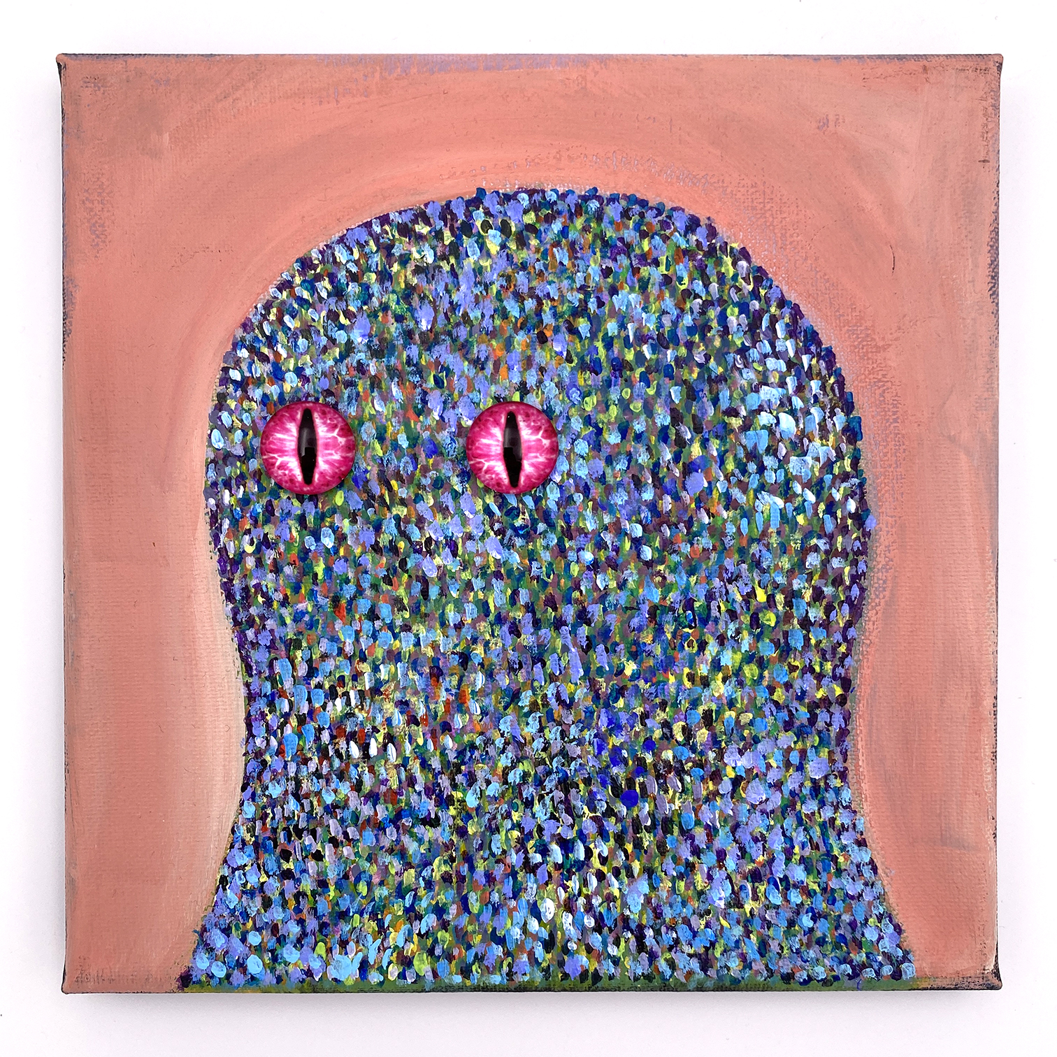 Original Painting: (Remixable) CREATURE APT 185 (8x8 canvas)