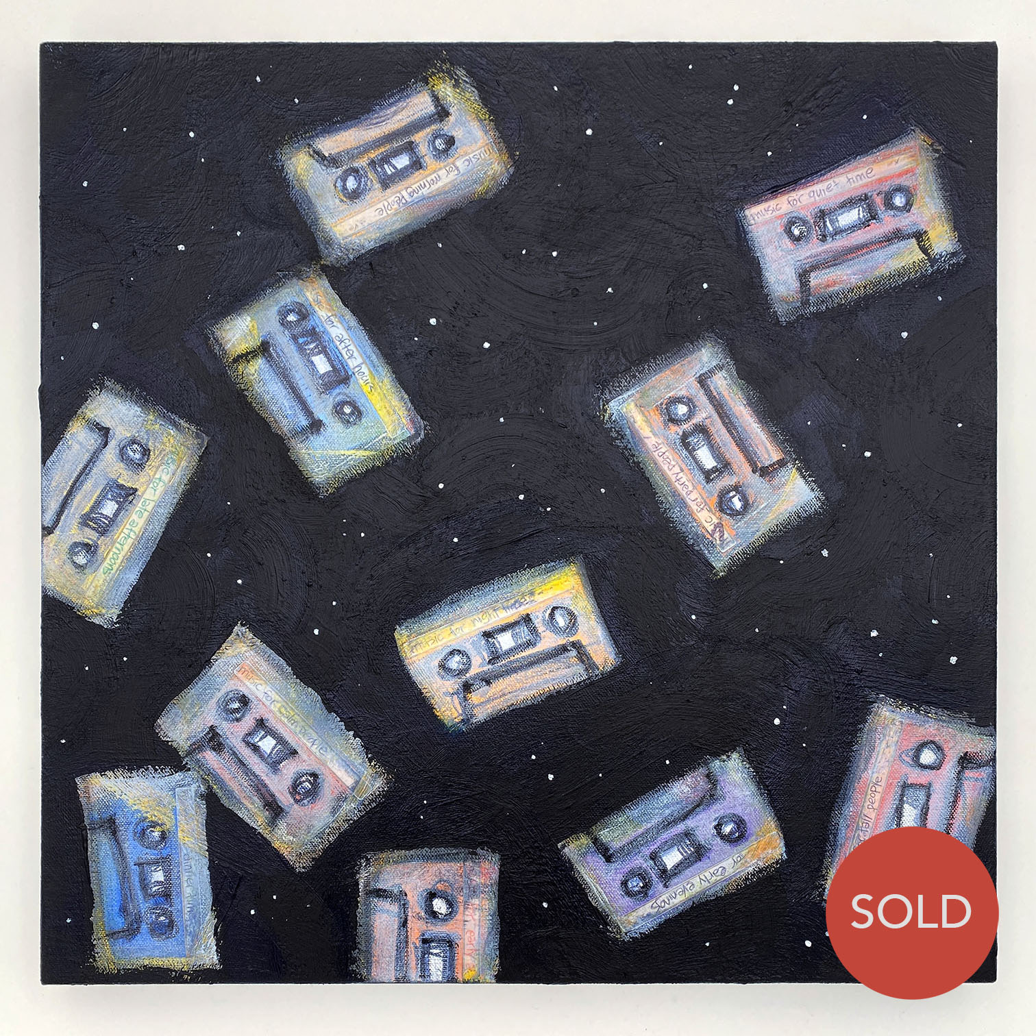 Original Painting: Tapes in Space